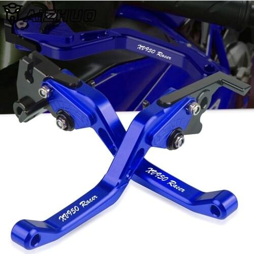 Motorcycle Brake Clutch Lever FOR YAMAHA XV950 XV 950 RACER 2016 2017 2018 Short CNC Handbrake Adjustable Accessories With LOGO
