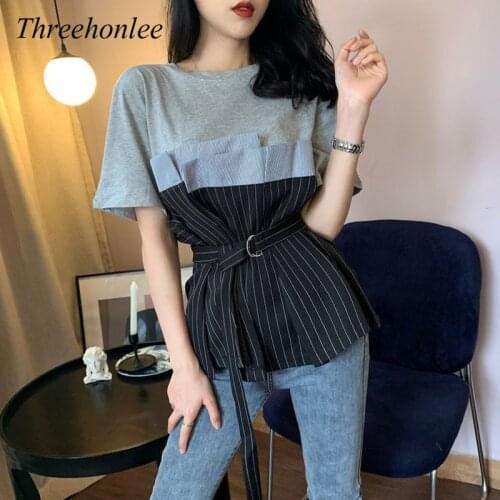 Threehonlee Women's Loose T-Shirts