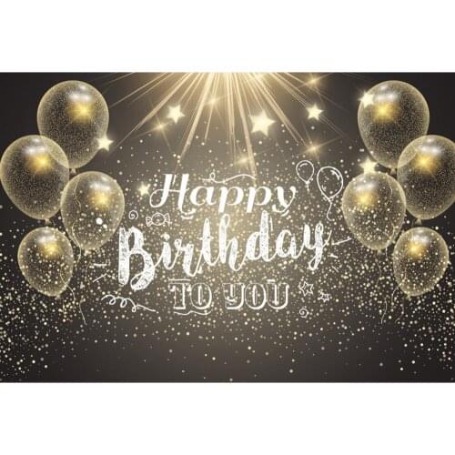 Yeele Balloon Happy Birthday Party Scene Photography Backdrops Customized Photographic Backgrounds For Photos Studio