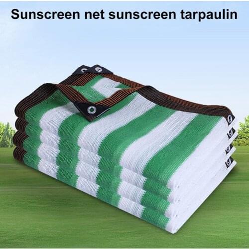 Shade Cloth HDPE Durable Strong Edging Cooling Shading Cloth Sun Protection Net Sun Protection Tarpaulin Outdoor Camping Hiking