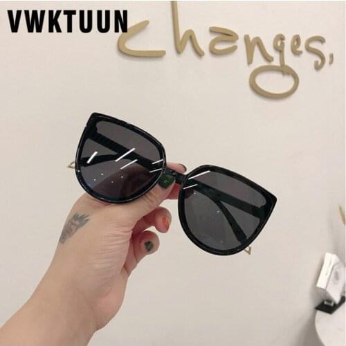 VWKTUUN Fashion Sunglasses Women Cat Eye Shades Oversized Sun glasses Big Frame Cateye Sunglass Vintage Outdoor Sport Eyewear