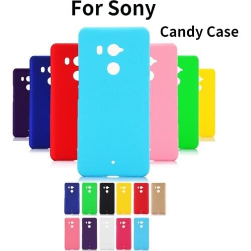 Hard Matte Plastic Case For Sony XA3 XA2 XA1 plus Ultra XZ2 Prime mini L2 XZP XZS L1 X compact XZ E5 Cute Candy Shockproof Case