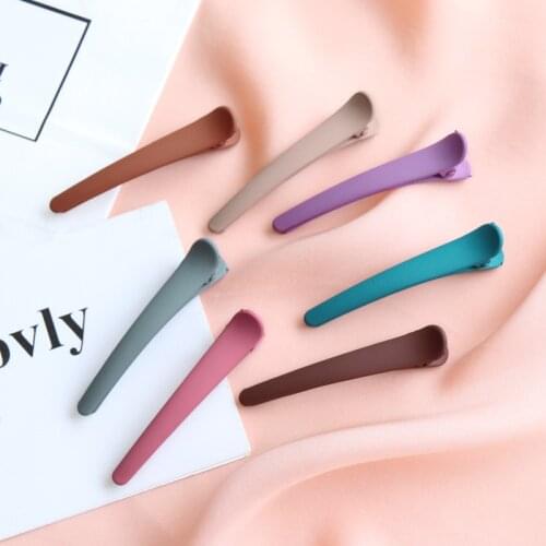 5PC/Set Korean Elegant Duck Mouth Hair Clips For Womens Candy Color Barrettes Girls Hair Accessories HeadWear Headdress