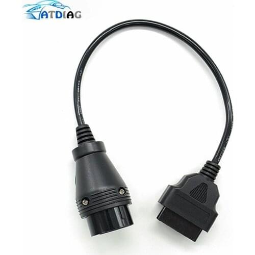 A+++ Quality For Benz 16 Pin To 38 Pin OBD 2 Adapter Cable For Mercedes 38Pin Connector MB 38 Pin OBD2 OBDII Diagnostic cable