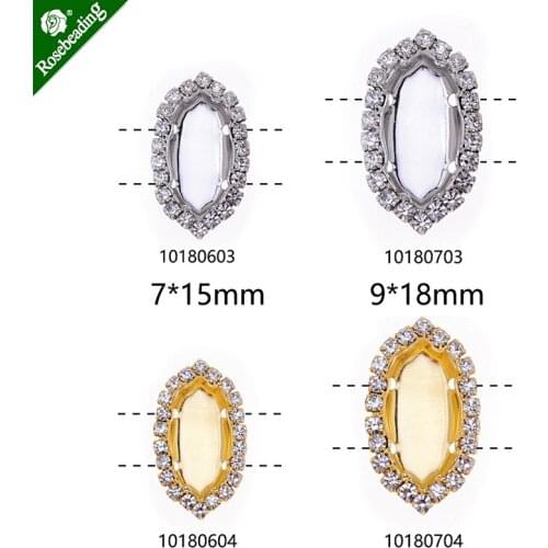 Claw chain base Crystal Pendant Blank Marquise Shape Ear Claw Jewelry accessories,sold 20pcs/lot