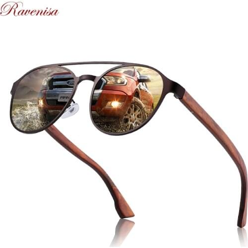 Wood Sunglasses for women Mens Polarized Oval Frame Sun glasses Women Sun glasses Male Oculos de sol Masculino
