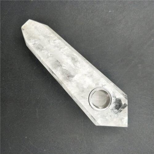 DHX SW gemstones natural natural stones and minerals Clear Quartz Crystal smoking Pipes Free shipping