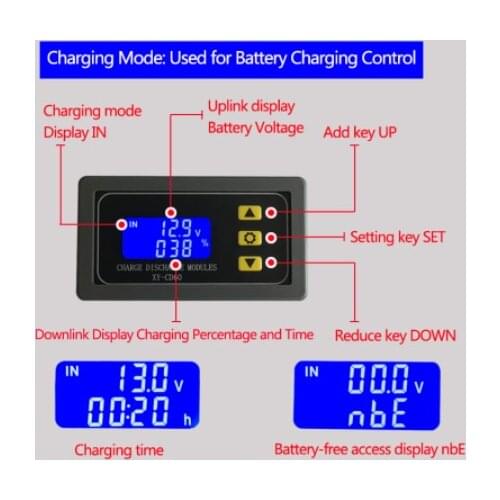 Storage battery Charging Control Module Full of Power outages DC Voltage Protection Under-voltage Deficit Protector CD60