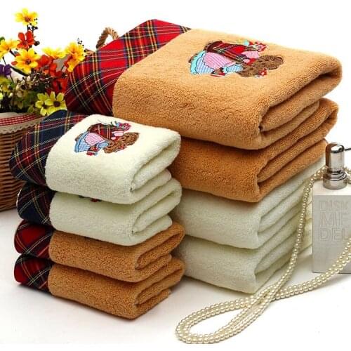 Hot sale New Bears Bath Face Towels 100% Cotton adult towels bathroom quick-dry beach towel magic spa swimming towel