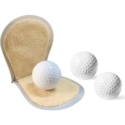 Dirt Wiping Pocket for Golf Balls Cleaning Tool Golf Pocket Cleaner Pouch Golf Ball Cleaner Washer Pouch