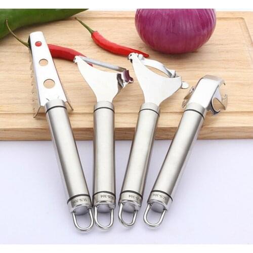 Kitchen Kit Set Stainless Steel Fish Scales scraping Peeler Corn Planer Cooking Tools Set Utensils 5pc/set
