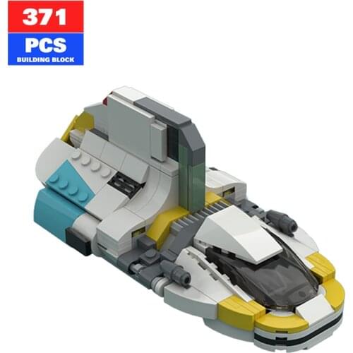 MOC Space Wars Spaceship Building Block Set Model Creative Assembling DIY Bricks Toys Childrens Gift Birthday Gift