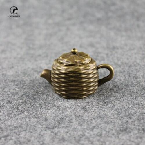 NEW Bronze Exquisite Pot Tea Pet Finger Teapot Tea Pet Small Pocket Tea Set Incense Burner Ornaments Boutique Table Decoration