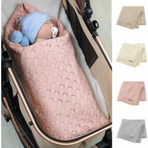Baby Blanket Newborn Knitted Blanket Super Soft Swaddle Blanket Toddler Bedding Bedspread Sofa Basket Stroller Blankets