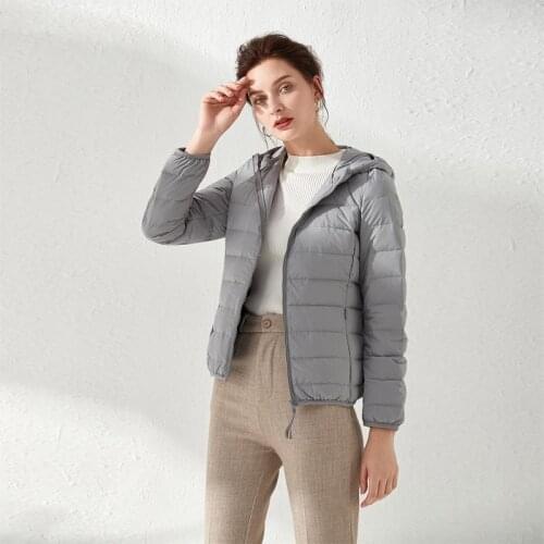 NewBang Matt Fabric Womens Down Jackets Ultra Light Duck Down Women Lightweight Coat Hooded Female Windbreaker Parka Plus Coats