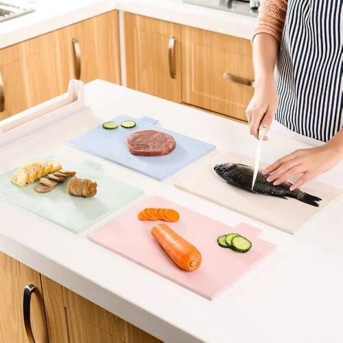 Wheat straw cutting board food grade pp cutting board non-slip classification cutting board set charcuterie board