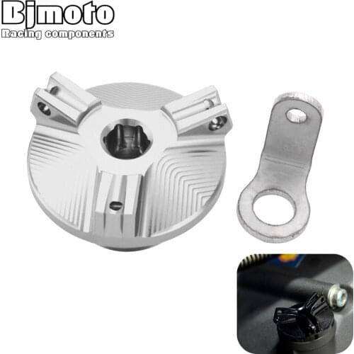 BJMOTO Motorcycle M20*2.5 CNC Engine Oil Filter Cup Plug Cover Screw For DUCATI Monster 1200 1200S 821 Ninja 250 SL ER-6n Z900