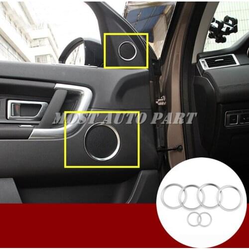 6X Inner Car Door Speaker Cover Trim For Land Rover Discovery Sport 2015-2018 Car Decoration Car Accesories Interior