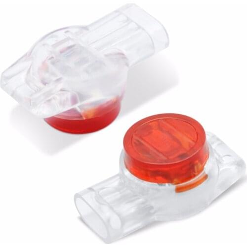 100pcs K3 Wiring Sub-Network Cable Phone Line Three-wire Quick Connection Terminal Applicable Wire Diameter: 0.4mm-0.9mm