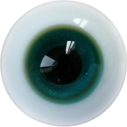 [wamami] 6mm 8mm 10mm 12mm 14mm 16mm 18mm 20mm 22mm 24mm Green Glass Eyes Eyeball BJD Doll Dollfie Reborn Making Crafts