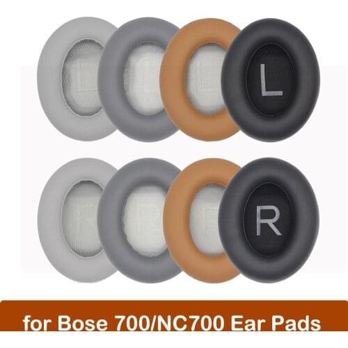 1 Pair protein Leather Replacement Ear Pads for Bose 700/NC700 Replacement Foam Ear Cushions for Bose 700 for Bose NC700 earpads