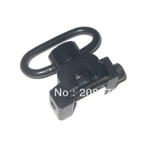 1 pcs QD quick release sling swivel attachment mount fit 20mm picatinny rail black free shipping