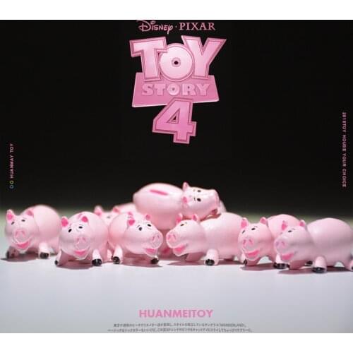 24pcs/lot 2.5cm classical Toy story Hamm the Piggy Bank very small microlandschaft figures
