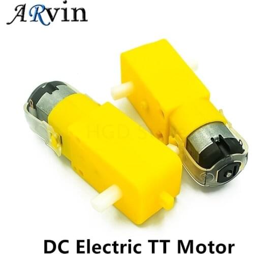 4Pcs DC Electric TT Motor 3V-6V Gear Motor Dual Shaft for Smart Car Robot Arduino DIY Kit