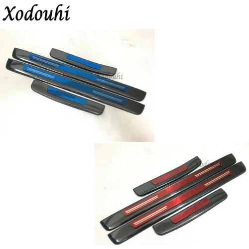 Top Quality For Toyota Camry XV70 2018 2019 2020 Car Stainless Steel Pedal Door Scuff Plate Cover Threshold Stick External 4pcs
