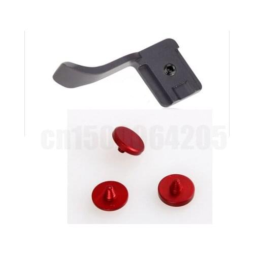 4in1 Red Shutter Release button + GRIP THUMBS thumb button Finger buckle F Fuji X-PRO1 X-E2 X-A1 X100 X100S x10 x20 X-M1 X-A