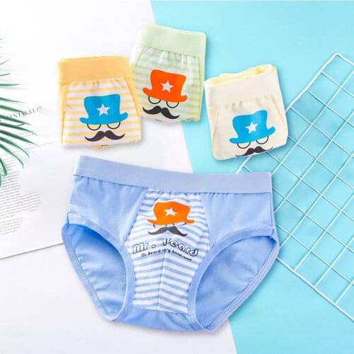 Boys Panties Cotton Underwear Shorts Kids Briefs Clothes Children Pants 5Pcs/lot