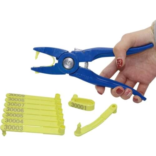 Livestock Animal Ear Tag Pliers Dog Rabbits Sheep Ear Tags Nylon Material Sheep Laser Ear Tag