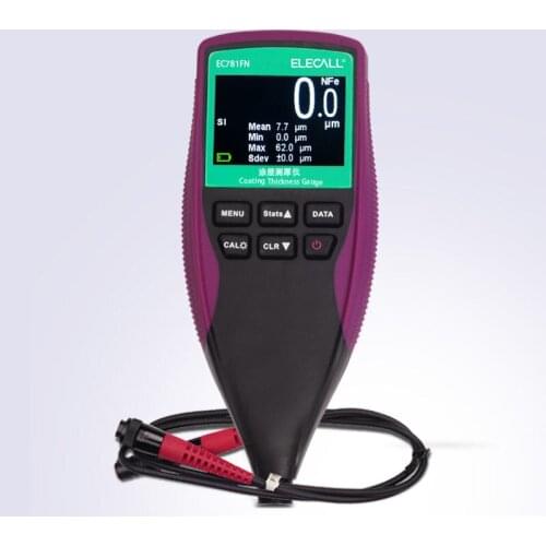 EC781FN Digital Painting Digital Thickness Tester Paint Thickness Meter Coat Coating Thickness Gauge 0.3mm