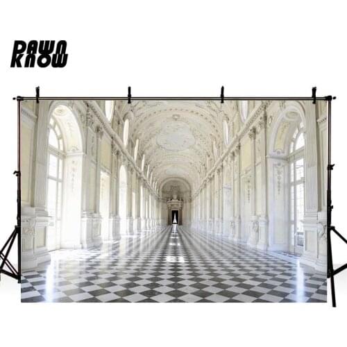 DAWNKNOW Playground Photography Background Photocall Castle Indoor Backdrop For Wedding Photo Studio Customize lv294