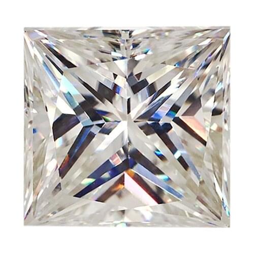 Princes shape Cushion cut DVVS white color 5.5x5.5mm-10x10mm 1ps Created Moissanites diamond for making Wedding rings