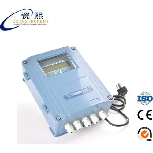 DN15-100mm Small Sensor Externally attached wall-mounted external clamp type ultrasonic flow meter heat meter