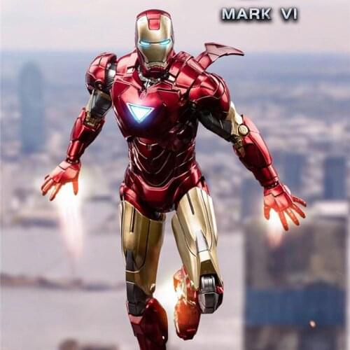 Marvel Iron Man Mark VI MK 6 7" Action Figure Collectible Model Toy
