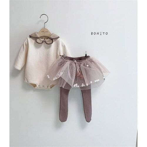 2021 Baby Girl Romper+Tutu Skirt Legging Pant Pink Cute Lovely Toddler Spring Outfit Set