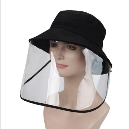 PVC Protection Anti-Fog Saliva FishermanS Hat Solid Color Outdoor Flat Top Shade Fashion New Basin Cap Summer Hat