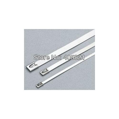 Best quality 4.6*400 16Inch Self-locking stainless steel cable tie MAX bundle dia 105mm100pcs/bag Free shipping