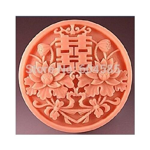New China red Craft Art Silicone Soap mold Craft Molds DIY Handmade soap molds