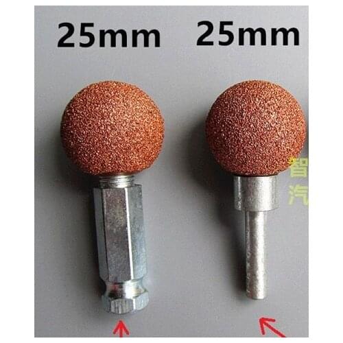New 1pc 25mm Tungsten steel polished Ball head for tire repair Tyre tool High-speed pneumatic grinding machine