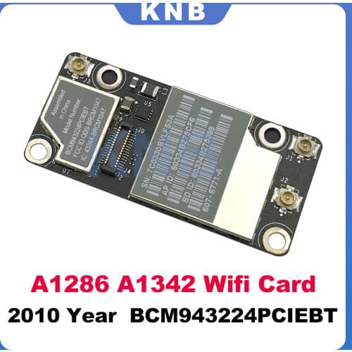 Original Wifi Bluetooth Airport Card BCM943224PCIEBT For Macbook Pro 15" A1286 2010 13" A1342 2009 2010 Year