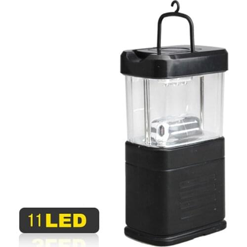 Portable Energy-saving Camping Fishing 11 LED Bivouac Lamp Hook Lantern Light A2 HR