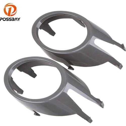 POSSBAY Car Front Fog Lamp Frame Light Cover Decoration Ring Case for Audi A4/S4/Avant/quattro 2005-2008 Fog Light Grilles