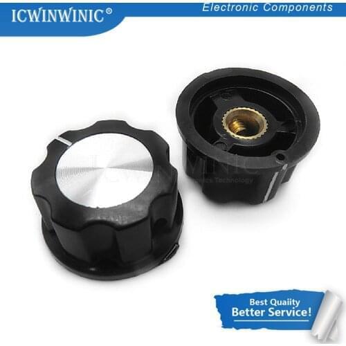 5piece Hat MF-A03 potentiometer knob WH118/WX050 bakelite knob / copper core inner hole 6mm In Stock