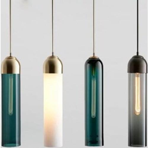 Modern Glass Pendant Light Nordic Dining Room Kitchen Light Designer Hanging Lamps Avize Lustre Lighting