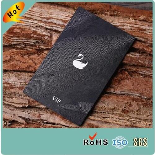 Sublimation silk matt black metal loyalty card Metal business VIP Card