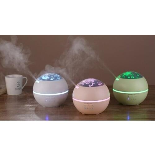Home mute bedroom large capacity pregnant woman baby air purification small aromatherapy sprayer light humidifier J03