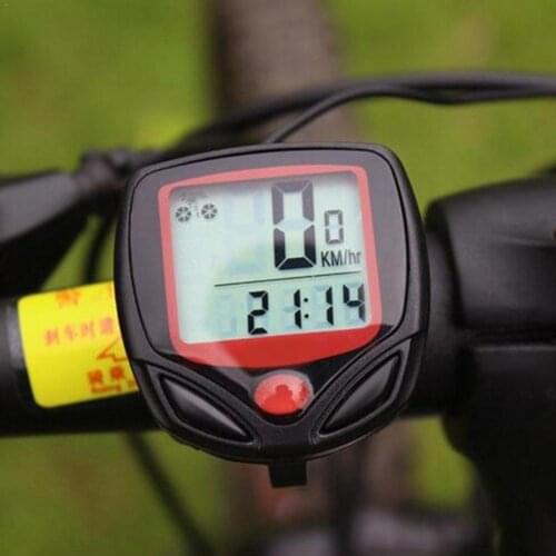 Bicycle Computer With LCD Digital Display Waterproof Riding Speedometer Mileage Cycling Tool Bicycle Accessories Stopwatch Z8G6